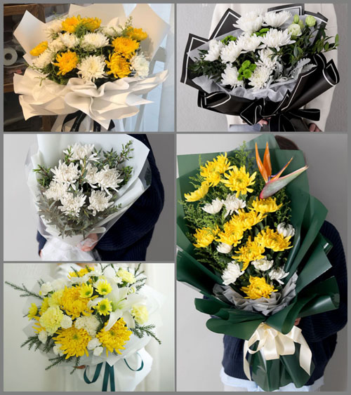 陕西延安市甘泉县石门镇白事花束代送
